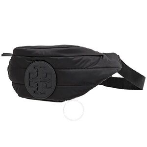 TORY BURCH ELLA NYLON BELT BAG BLACK🖤